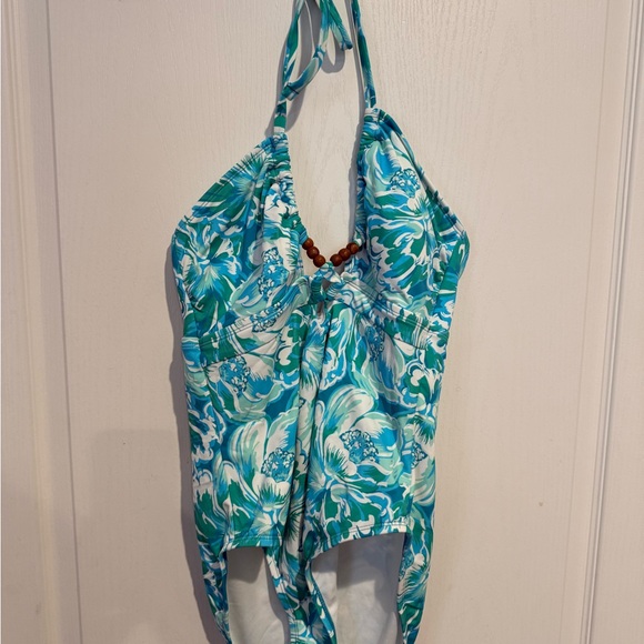 Floral Women's One Piece Swimsuit -two nwt - Picture 2 of 7